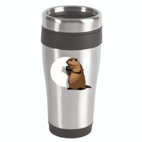 Groundhog Day Shadow Puppet Funny Gift 16oz Travel Tumbler