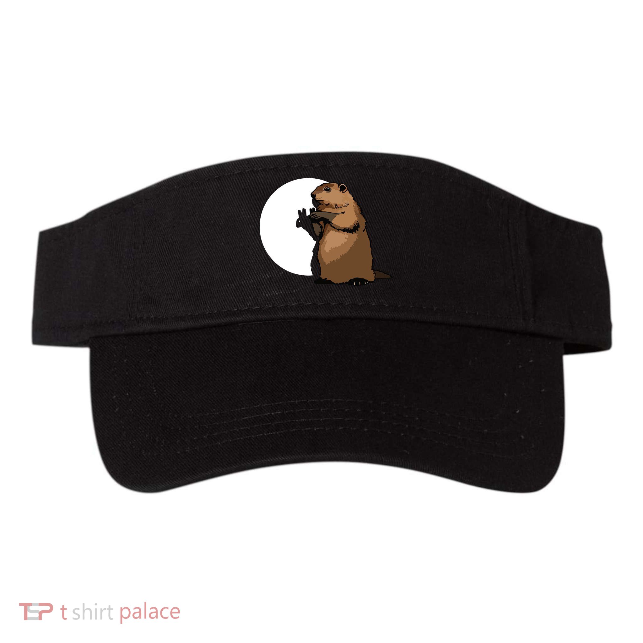 Groundhog Day Shadow Puppet Funny Gift Visor