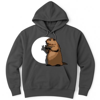 Groundhog Day Shadow Puppet Funny Gift Hoodie