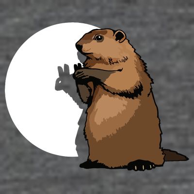 Groundhog Day Shadow Puppet Funny Gift T-Shirt
