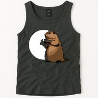 Groundhog Day Shadow Puppet Funny Gift Tank Top