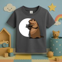 Groundhog Day Shadow Puppet Funny Gift Toddler T-Shirt
