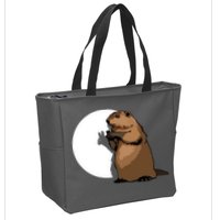 Groundhog Day Shadow Puppet Funny Gift Zip Tote Bag