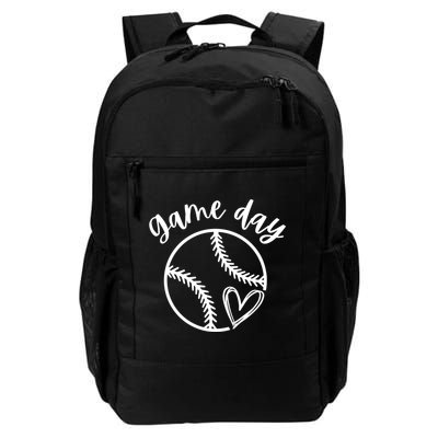 Game Day Softball Heart Love S Or Baseball Great Gift Backpack