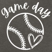 Game Day Softball Heart Love S Or Baseball Great Gift Cotton Canvas Backpack