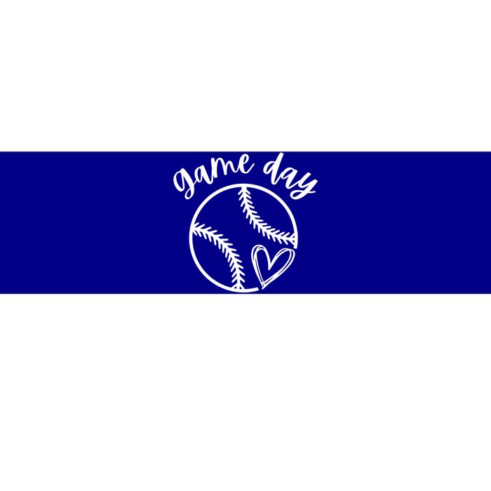 Game Day Softball Heart Love S Or Baseball Gift Bumper Sticker