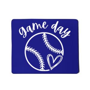 Game Day Softball Heart Love S Or Baseball Gift Mousepad