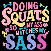 Gym Doing Squats So My Ass Matches My Sass Colorful Backpack