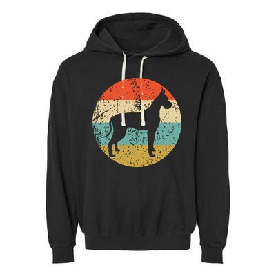 Great Dane Shirts Vintage Retro Great Dane Dog Garment-Dyed Fleece Hoodie