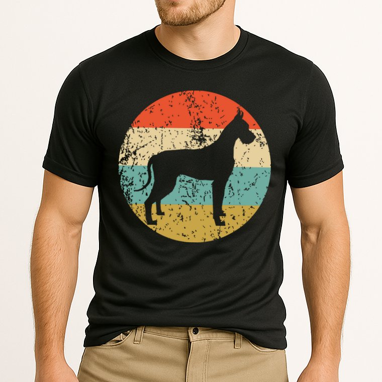 Great Dane Shirts Vintage Retro Great Dane Dog Cooling Performance Crew T-Shirt