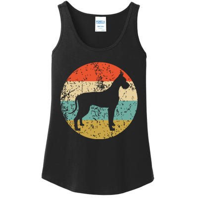 Great Dane Shirts Vintage Retro Great Dane Dog Ladies Essential Tank