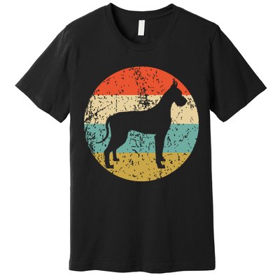 Great Dane Shirts Vintage Retro Great Dane Dog Premium T-Shirt