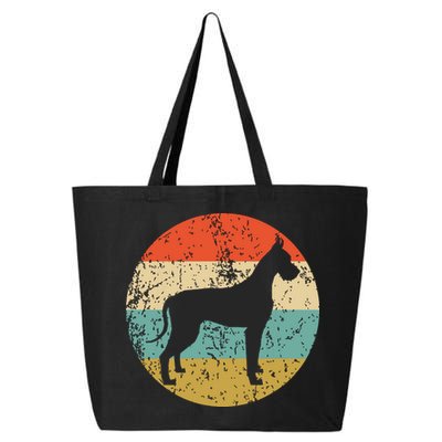 Great Dane Shirts Vintage Retro Great Dane Dog 25L Jumbo Tote