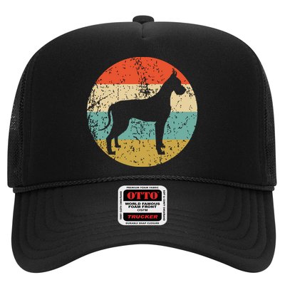 Great Dane Shirts Vintage Retro Great Dane Dog Trucker Hat