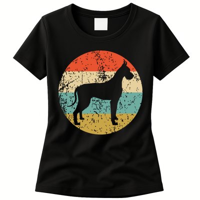 Great Dane Shirts Vintage Retro Great Dane Dog Womens T-Shirt