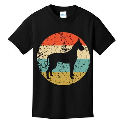 Great Dane Shirts Vintage Retro Great Dane Dog Kids T-Shirt