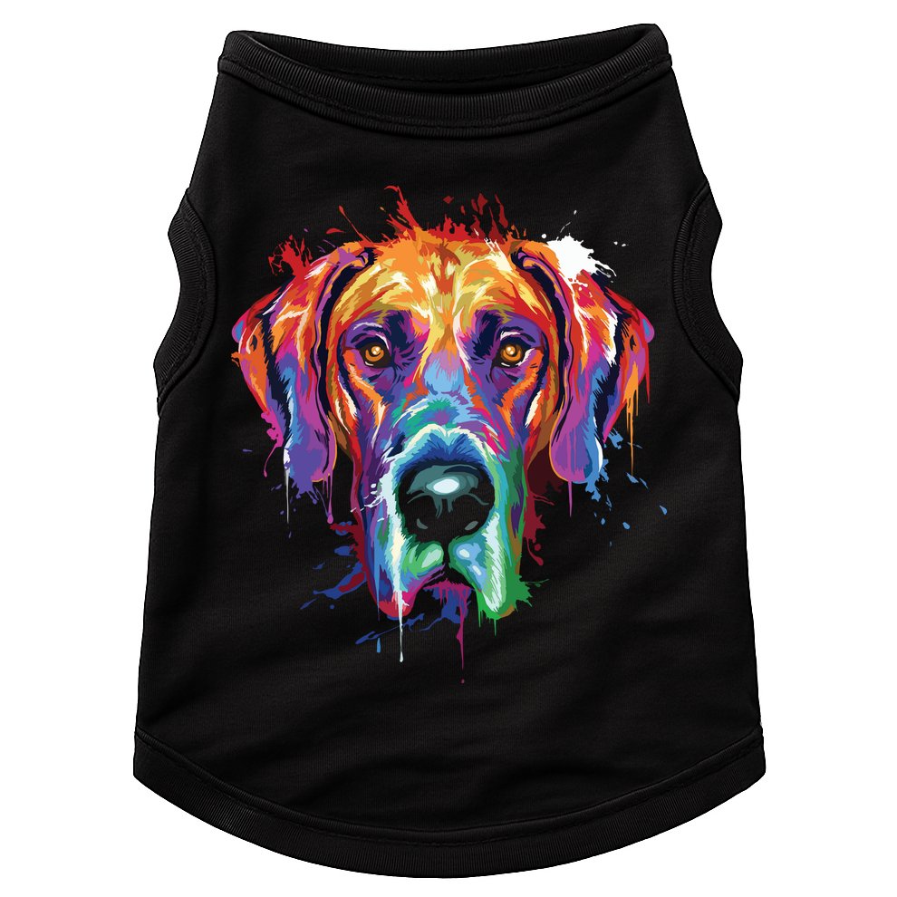 Great Dane Splash Art Dane Shirts Great Dane Gifts Doggie Tank