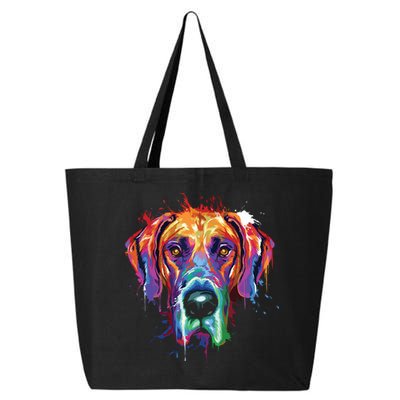 Great Dane Splash Art Dane Shirts Great Dane Gifts 25L Jumbo Tote