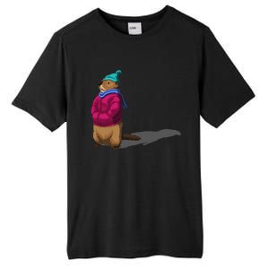 Groundhog Day Shadow Gift Ground Hog Tall Fusion ChromaSoft Performance T-Shirt