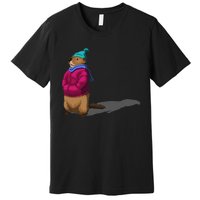 Groundhog Day Shadow Gift Ground Hog Premium T-Shirt