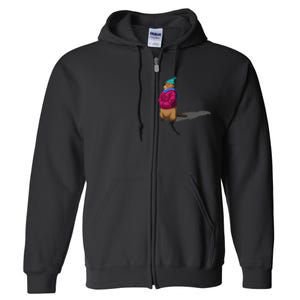 Groundhog Day Shadow Gift Ground Hog Full Zip Hoodie