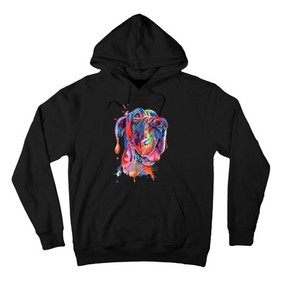 Great Dane Splash Art Dane Hoodie