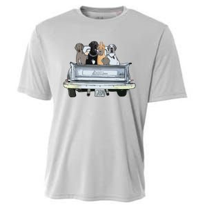 Great Dane Squad Pickup Truck Top For Men Large Dog Dad Cooling Performance Crew T-Shirt