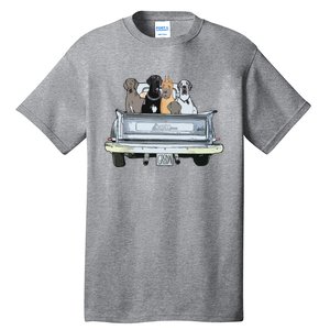 Great Dane Squad Pickup Truck Top For Men Large Dog Dad Tall T-Shirt