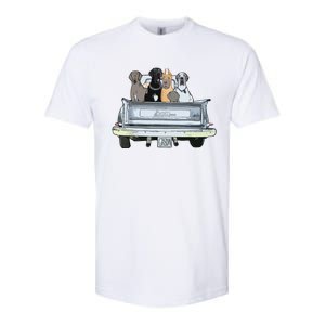 Great Dane Squad Pickup Truck Top For Men Large Dog Dad Softstyle CVC T-Shirt