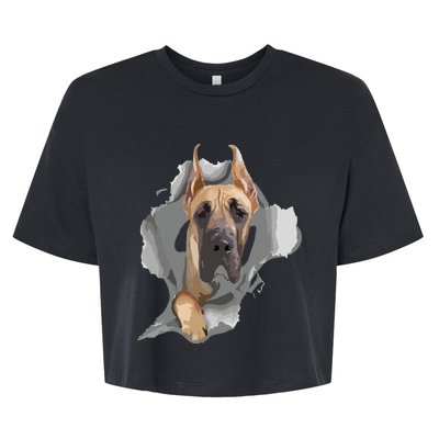 Great Dane Shirts Great Dane Lover Shirts Great Dane Bella+Canvas Jersey Crop Tee