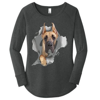 Great Dane Shirts Great Dane Lover Shirts Great Dane Women's Perfect Tri Tunic Long Sleeve Shirt