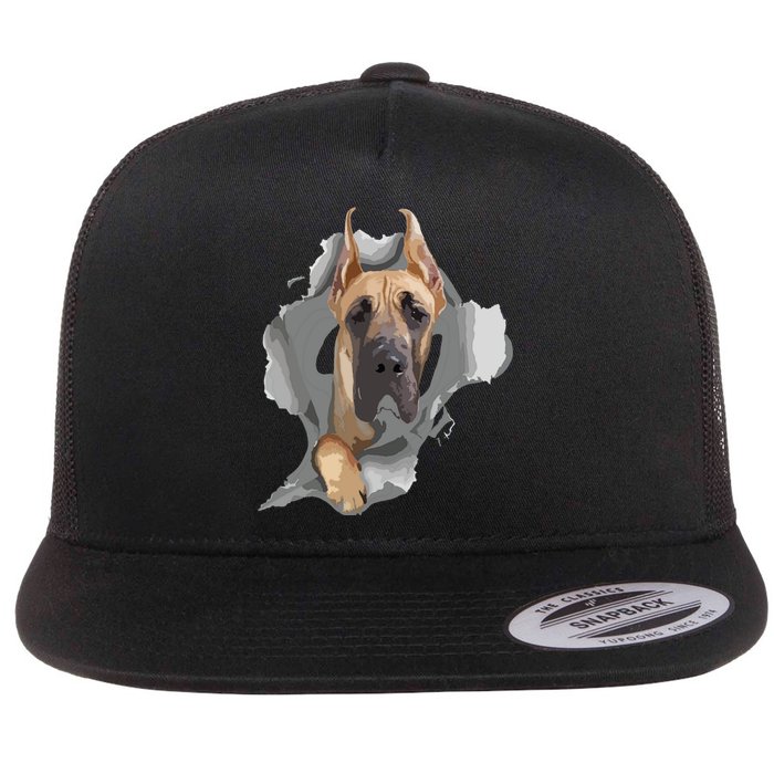 Great Dane Shirts Great Dane Lover Shirts Great Dane Flat Bill Trucker Hat