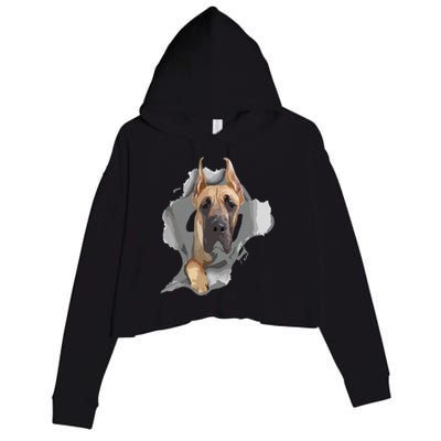 Great Dane Shirts Great Dane Lover Shirts Great Dane Crop Fleece Hoodie