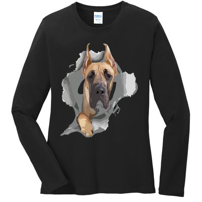 Great Dane Shirts Great Dane Lover Shirts Great Dane Ladies Long Sleeve Shirt