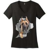 Great Dane Shirts Great Dane Lover Shirts Great Dane Women's V-Neck T-Shirt