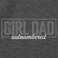 Girl Dad Shirt For Men Father's Day Outnumbered Girl Dad Vector Backpack