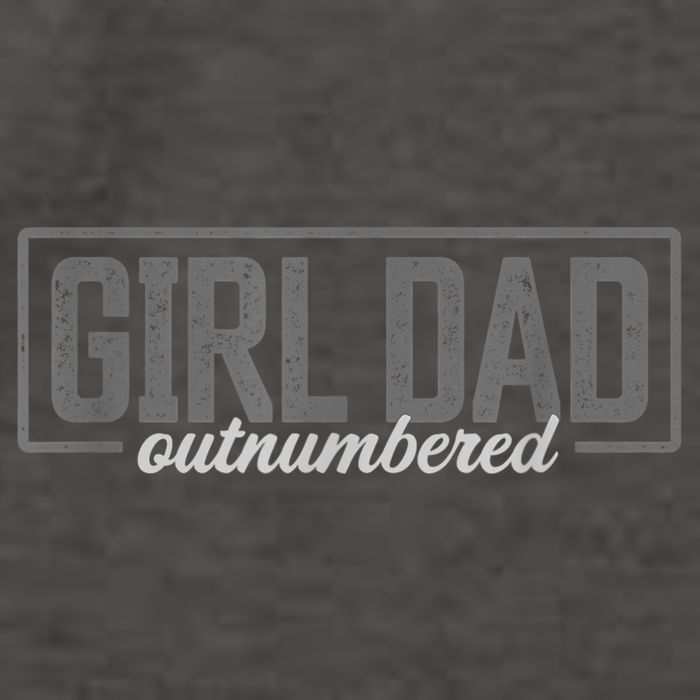 Girl Dad Shirt For Men Father's Day Outnumbered Girl Dad Vector Backpack