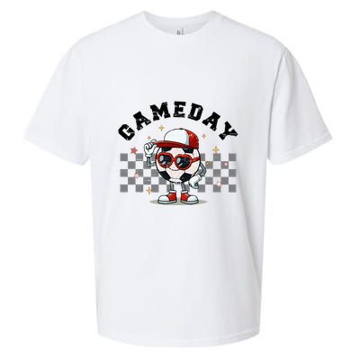 Game Day Soccer Funny Game Day Soccer Sport Lover Sueded Cloud Jersey T-Shirt