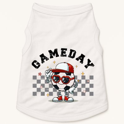 Game Day Soccer Funny Game Day Soccer Sport Lover Doggie Tank