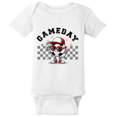Game Day Soccer Funny Game Day Soccer Sport Lover Baby Bodysuit