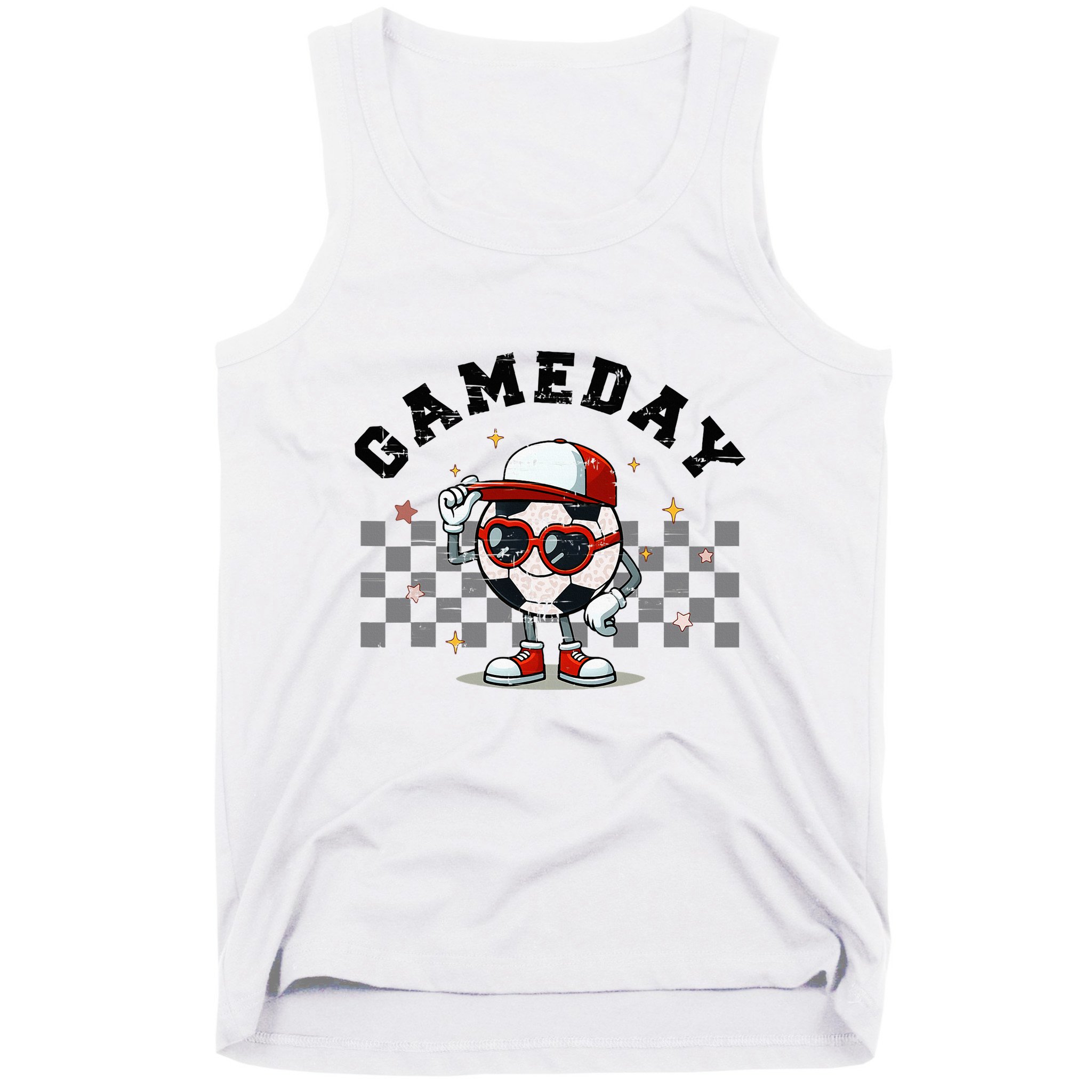 Game Day Soccer Funny Game Day Soccer Sport Lover Tank Top