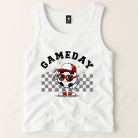 Game Day Soccer Funny Game Day Soccer Sport Lover Tank Top