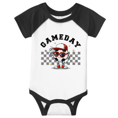 Game Day Soccer Funny Game Day Soccer Sport Lover Infant Baby Jersey Bodysuit