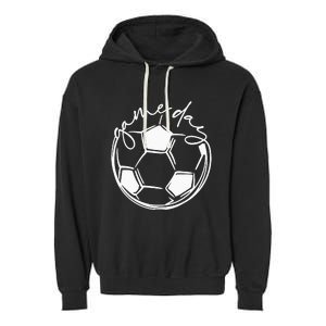 Game Day  Sports Parent  Soccer Mom Garment-Dyed Fleece Hoodie