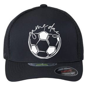 Game Day  Sports Parent  Soccer Mom Flexfit Unipanel Trucker Cap