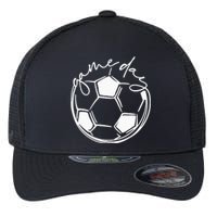 Game Day  Sports Parent  Soccer Mom Flexfit Unipanel Trucker Cap