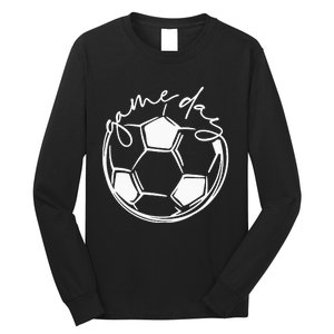 Game Day  Sports Parent  Soccer Mom Long Sleeve Shirt