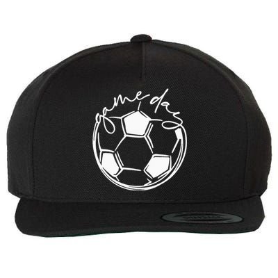 Game Day  Sports Parent  Soccer Mom Wool Snapback Cap