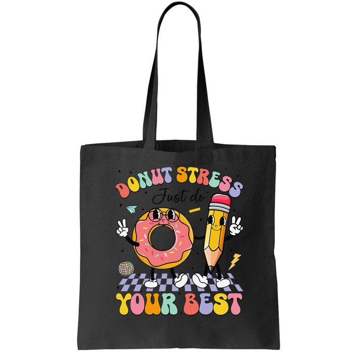 Groovy Donut Stress Just Do Your Best Test Testing Day Bag