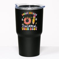 Groovy Donut Stress Just Do Your Best Test Testing Day Tumbler